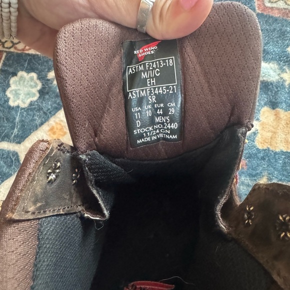 NEW Red Wing Shoes Dark Brown Men's Boots - Picture 5 of 5